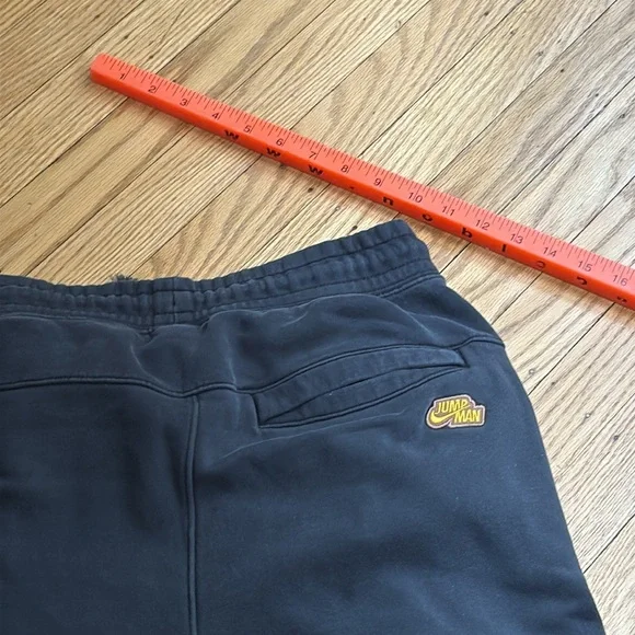 Nike Jordan Jumpman Jogger Sweatpants Black Gold Logo NBA World L Large - Picture 12 of 14